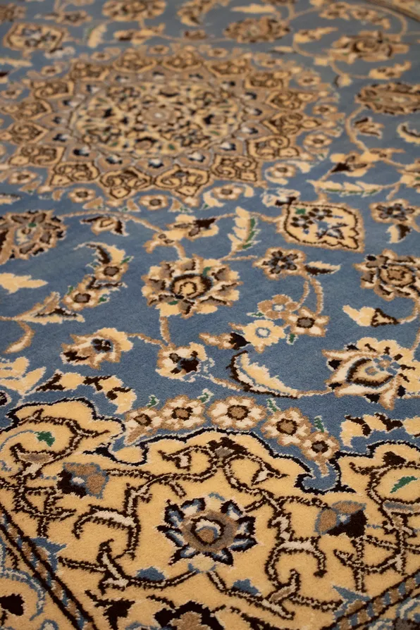 Light Blue Nain Rug